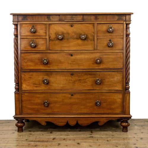 Victorian Scottish Mahogany Chest of Drawers (1 of 12)