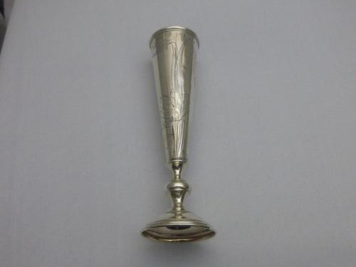 Art Nouveau Russian Silver Vase (1 of 6)