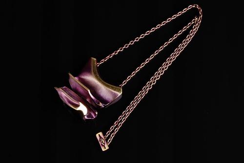 Lapponia Flame Bronze "Daytona" Pendant / Brooch (1 of 4)