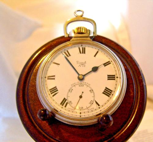 Pocket Watch Swiss Limit 1920s Antique 15 Jewel Hermetic Nickel Case 16 Size Fwo (1 of 17)