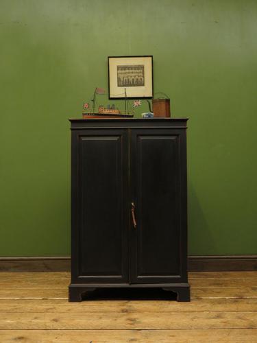 Antique Black Painted Storage Cabinet, Gothic Shabby Chic, Spillman & CO, London (1 of 17) Antique Black Painted Storage Cabinet, Gothic Shabby Chic, Spillman & CO, London (1 of 17)