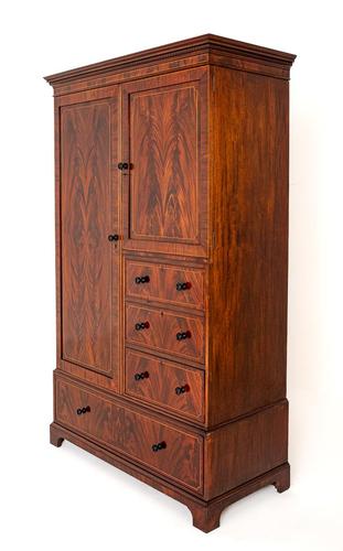 Good Quality Mahogany Compactum Wardrobe (1 of 7)