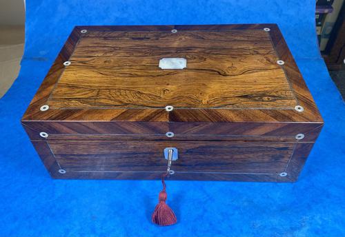 William IV Angle Cut Rosewood Writing Slope (1 of 17) William IV Angle Cut Rosewood Writing Slope (1 of 17)