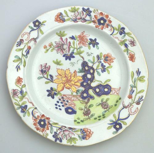 Masons Ironstone Plate 9 c.1810-1820 (1 of 5)