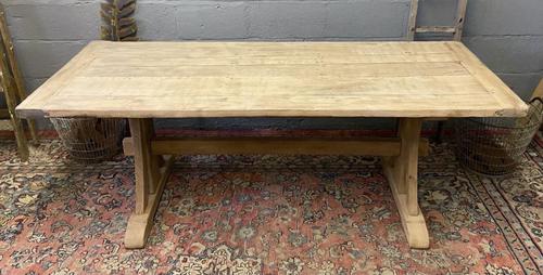 French Oak Farmhouse Trestle Dining Table (1 of 14)