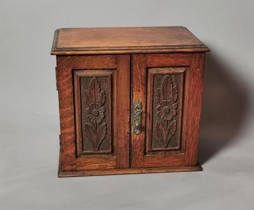 Antique Victorian Oak Smokers Cabinet, Arts & Crafts (1 of 14) Antique Victorian Oak Smokers Cabinet, Arts & Crafts (1 of 14)