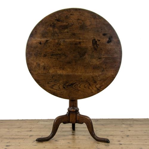 Antique Oak Tripod Table (1 of 8)