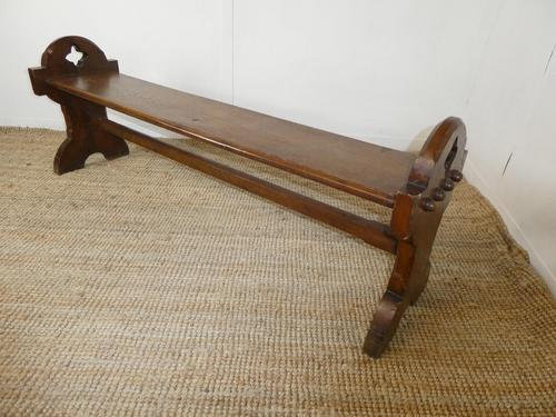19thc Gothic Revival Oak Hall Bench (1 of 7) 19thc Gothic Revival Oak Hall Bench (1 of 7)