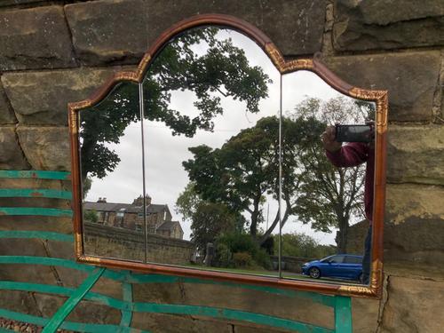 Antique Walnut & Parcel Gilt  Wall Mirror (1 of 6)