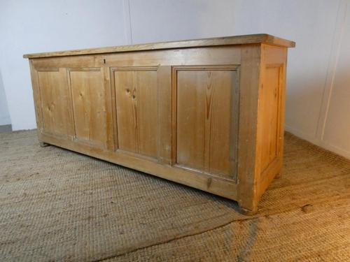 Large 19th Century Pine Coffer (1 of 9)