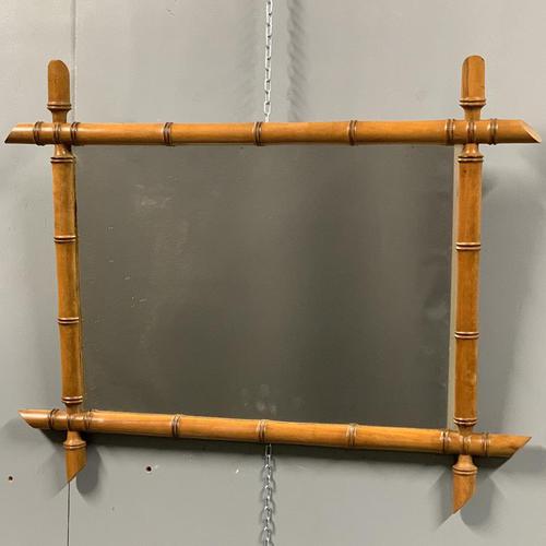 French faux bamboo mirror (1 of 3) French faux bamboo mirror (1 of 3)