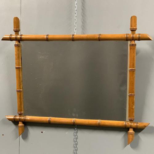 French faux bamboo mirror (1 of 3)