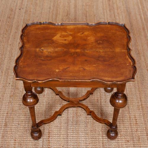 Walnut Side Table Continental Queen Anne Carved Lamp Table (1 of 12) Walnut Side Table Continental Queen Anne Carved Lamp Table (1 of 12)