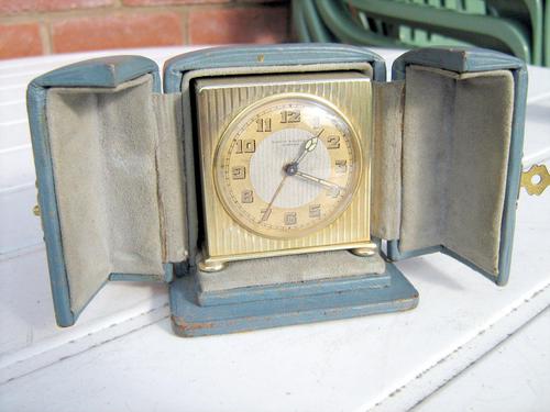 High-Class Art Deco Travel Alarm Clock by Zenith of Switzerland. (1 of 5)