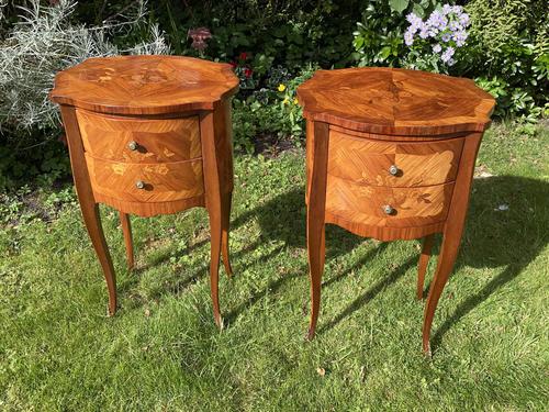 Pair of Kingwood bedside tables (1 of 5) Pair of Kingwood bedside tables (1 of 5)