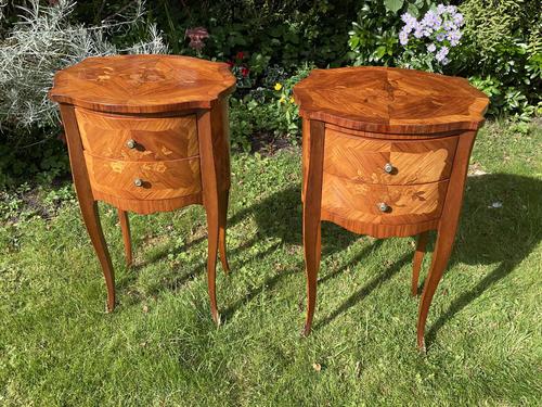 Pair of Kingwood bedside tables (1 of 5)