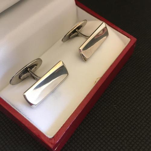 Danish Sterling Silver Cufflinks. 1960. By Holger Fredericias (1 of 4) Danish Sterling Silver Cufflinks. 1960. By Holger Fredericias (1 of 4)