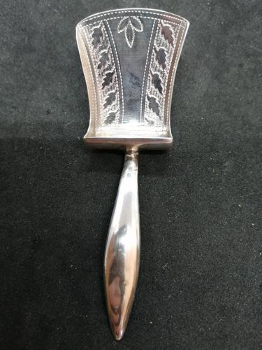 Georgian Silver Caddy Spoon - William Pugh (1 of 6)