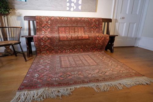 Large Mid 20th Century Afghan Ensi Rug (1 of 13)