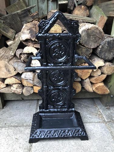 Antique Victorian Cast Iron Stick or Umbrella  Stand (1 of 8)