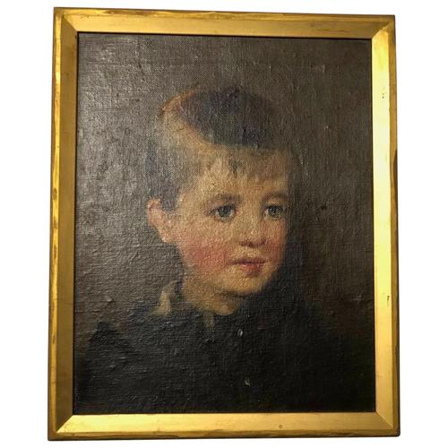 Victorian 19th Century Oil Painting Portrait "Blue Eyes" Blonde Boy (1 of 12) Victorian 19th Century Oil Painting Portrait "Blue Eyes" Blonde Boy (1 of 12)