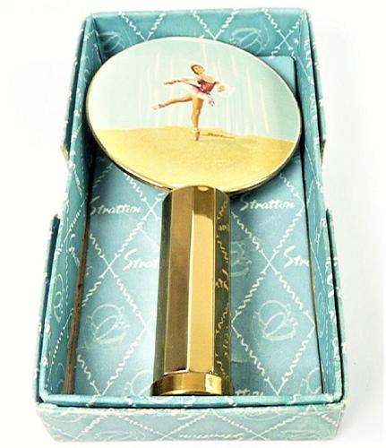 1950s Enamel Ballerina Stratton Lipstick Mirror (1 of 8) 1950s Enamel Ballerina Stratton Lipstick Mirror (1 of 8)
