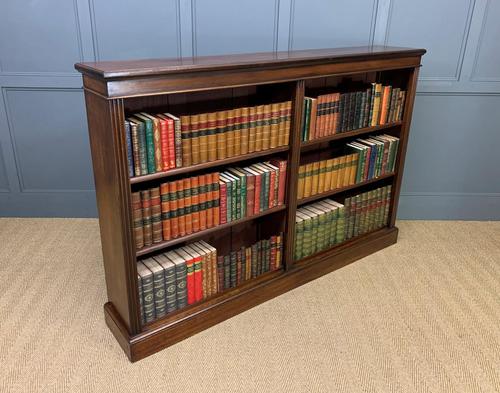 Edwardian Walnut Open Bookcase (1 of 13) Edwardian Walnut Open Bookcase (1 of 13)