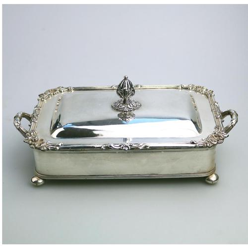 Scarce Regency Silver Old Sheffield Plate Cheese / Bacon Dish c.1820 (1 of 11)