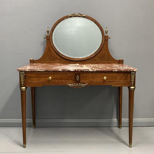 Large French Marble Top Dressing Table (1 of 9) Large French Marble Top Dressing Table (1 of 9)