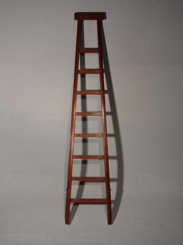 Good Early 20th Century Set of Mahogany Framed Libray Ladders (1 of 5) Good Early 20th Century Set of Mahogany Framed Libray Ladders (1 of 5)