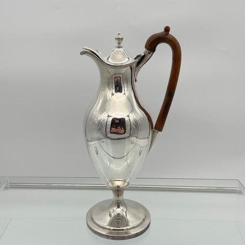 18th Century Antique George III Sterling Silver Coffee Jug London 1791 John Robins (1 of 9)