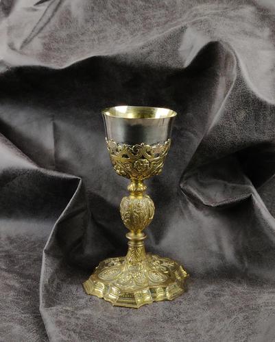 Fine Late 17th Century Italian Communion Chalice (1 of 11)