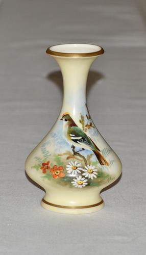 Locke & Co Worcester Footed Vase c.1898 /1902 Signed Lewis (1 of 4)