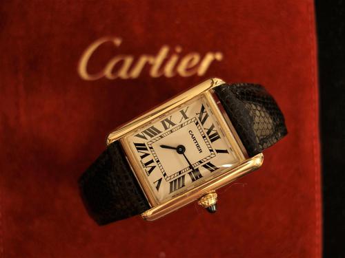 Cartier Oversize 18ct Gold Tank Watch (1 of 4) Cartier Oversize 18ct Gold Tank Watch (1 of 4)