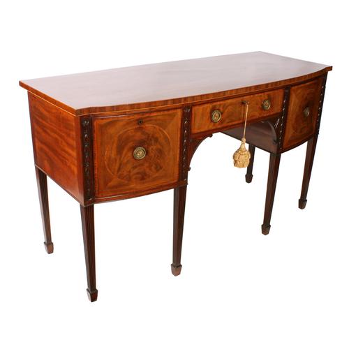 Georgian Mahogany Bowfront Sideboard (1 of 8) Georgian Mahogany Bowfront Sideboard (1 of 8)