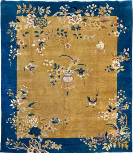 Antique Chinese Art Deco Carpet 3.15m x 2.71m (1 of 13) Antique Chinese Art Deco Carpet 3.15m x 2.71m (1 of 13)
