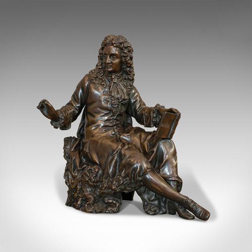 Antique Fontaine Figure, French, Bronze, Statue, after Ernest Rancoulet c.1920 (1 of 12)