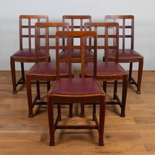 Set of 6 1930s Heals Lattice Back Oak Dining Chairs (1 of 13) Set of 6 1930s Heals Lattice Back Oak Dining Chairs (1 of 13)