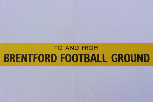 London Transport Slipboard Poster for Brentford Football Club (1 of 1)