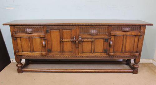 Antique Oak Sideboard Dresser Base Server (1 of 11)