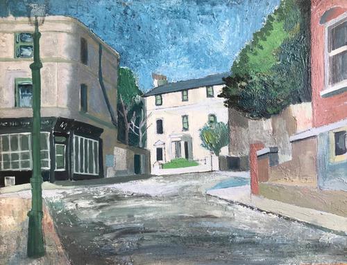 Original Oil on Board 'the Well Walk Pottery, Hampstead' by Toby Horne Shepherd 1909-1993 (1 of 3) Original Oil on Board 'the Well Walk Pottery, Hampstead' by Toby Horne Shepherd 1909-1993 (1 of 3)