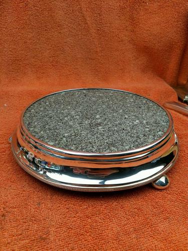 Antique Sterling Silver Hallmarked Pot Stand 1882 (1 of 10)