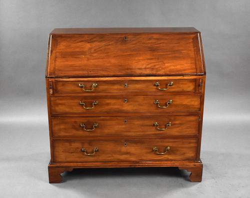 George III Mahogany Bureau (1 of 8)