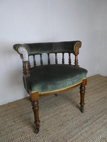 19th Century Oak Desk Chair (1 of 7)