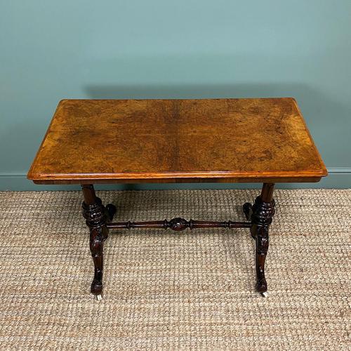 Magnificent Victorian Figured Walnut Antique Centre Table (1 of 7) Magnificent Victorian Figured Walnut Antique Centre Table (1 of 7)