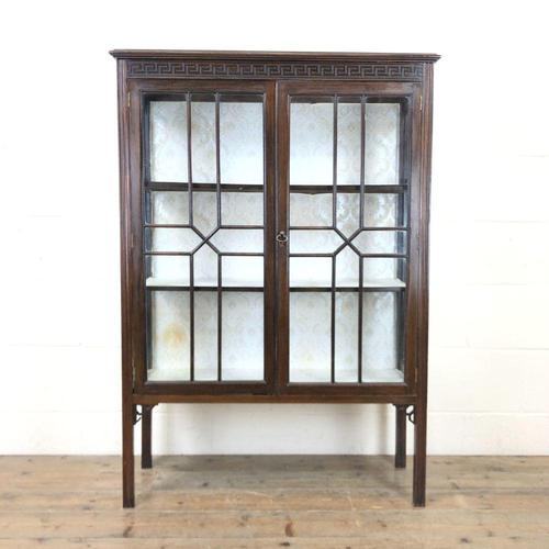 Antique Mahogany Display Cabinet (1 of 8)