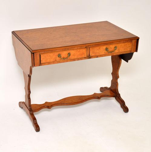 Burr Walnut Sofa Table c.1930 (1 of 12)