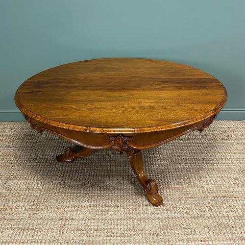 Outstanding Victorian Rosewood Antique Dining Table (1 of 9)