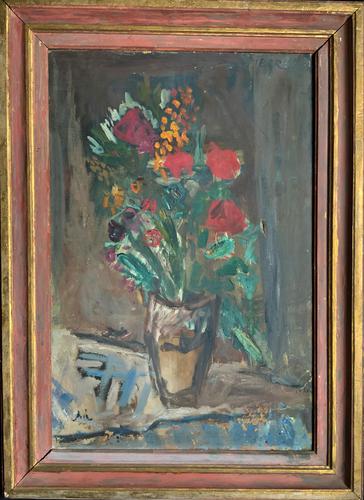 Large Rustic 19th Century French Impressionist Still Life Floral Oil Painting - Minor TLC (1 of 12) Large Rustic 19th Century French Impressionist Still Life Floral Oil Painting - Minor TLC (1 of 12)