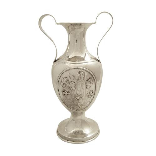 Antique Sterling Silver 9" Vase / Urn 1912 (1 of 8) Antique Sterling Silver 9" Vase / Urn 1912 (1 of 8)